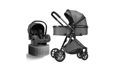 JIAX Baby Strollers 3 in 1 Lightweight Baby Trolley