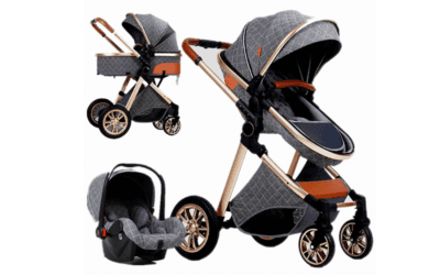 MOUDAO Lightweight Foldable 3-in-1 Baby Pram Stroller
